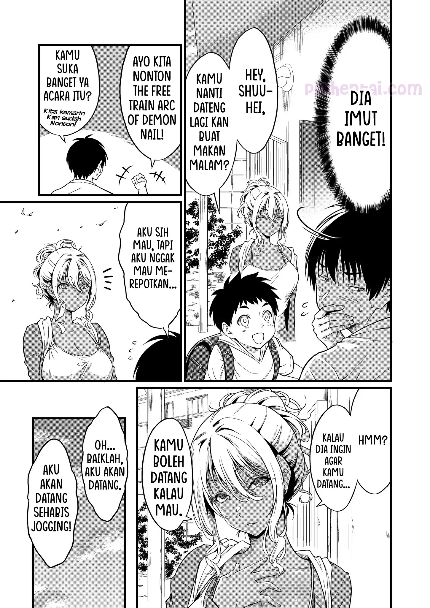 Komik hentai xxx manga sex bokep Yojouhan Ikken Apart de Komochi Dosukebe Rinjin to Asedaku Noukou na Otsukiai 6